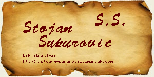 Stojan Supurović vizit kartica